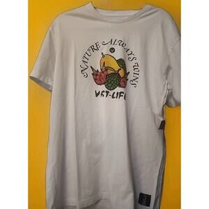 NWT Vast Surfer Tee Shirt Nature Always Wins Mens Large Beach A126 Excellent